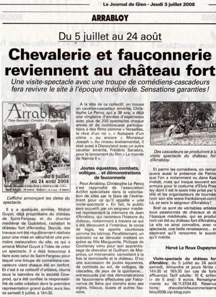 FALCONARIUS  dans le Loiret...