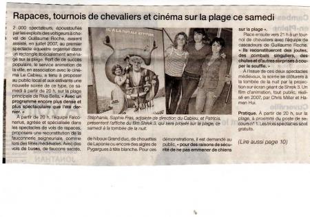 FALCONARIUS en spectacle